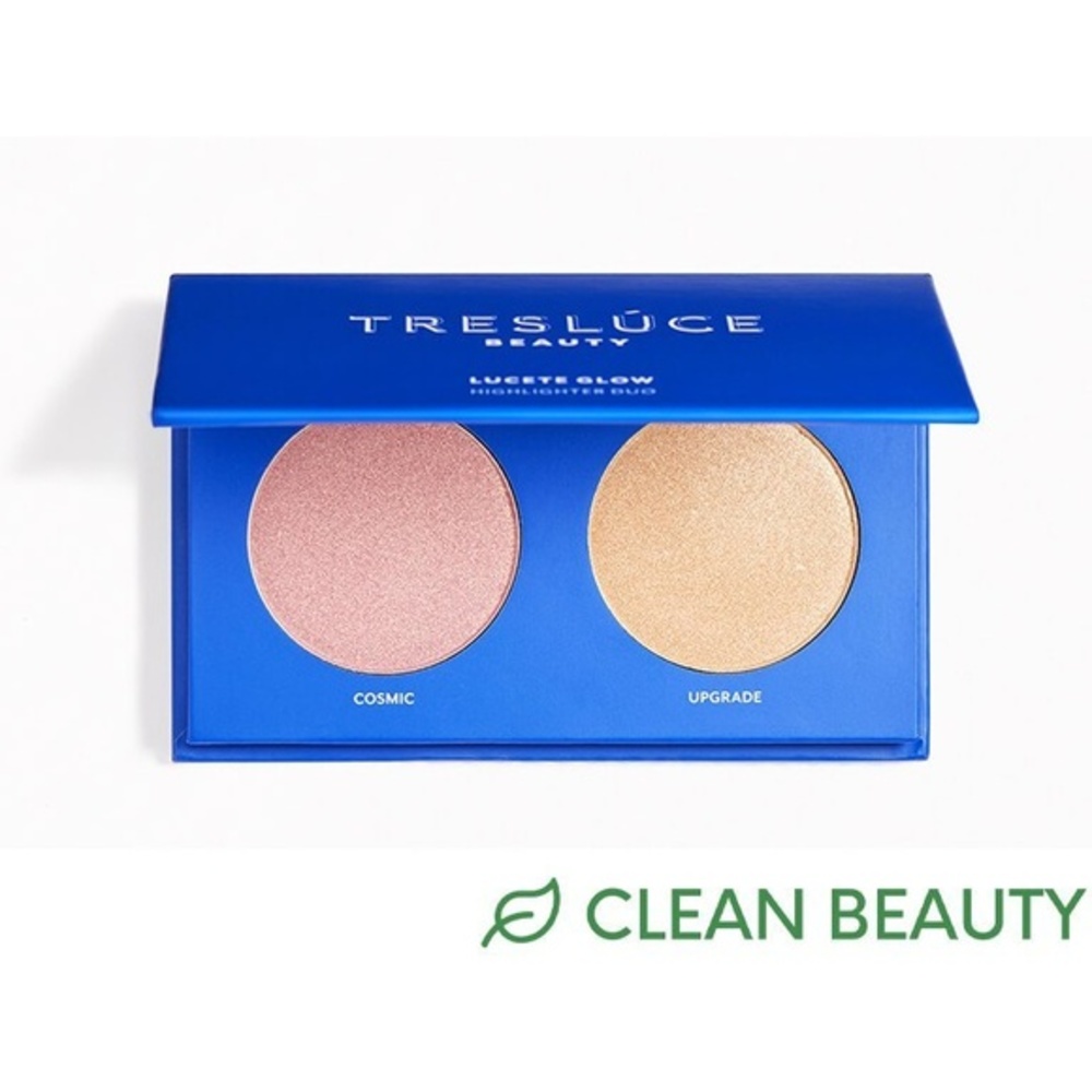 TRESLÚCE BEAUTY | Lucete Glow Highlighter Duo in Cosmic + Upgrade NIB